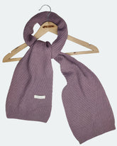 Classic Woollen Self Textured Muffler For Women